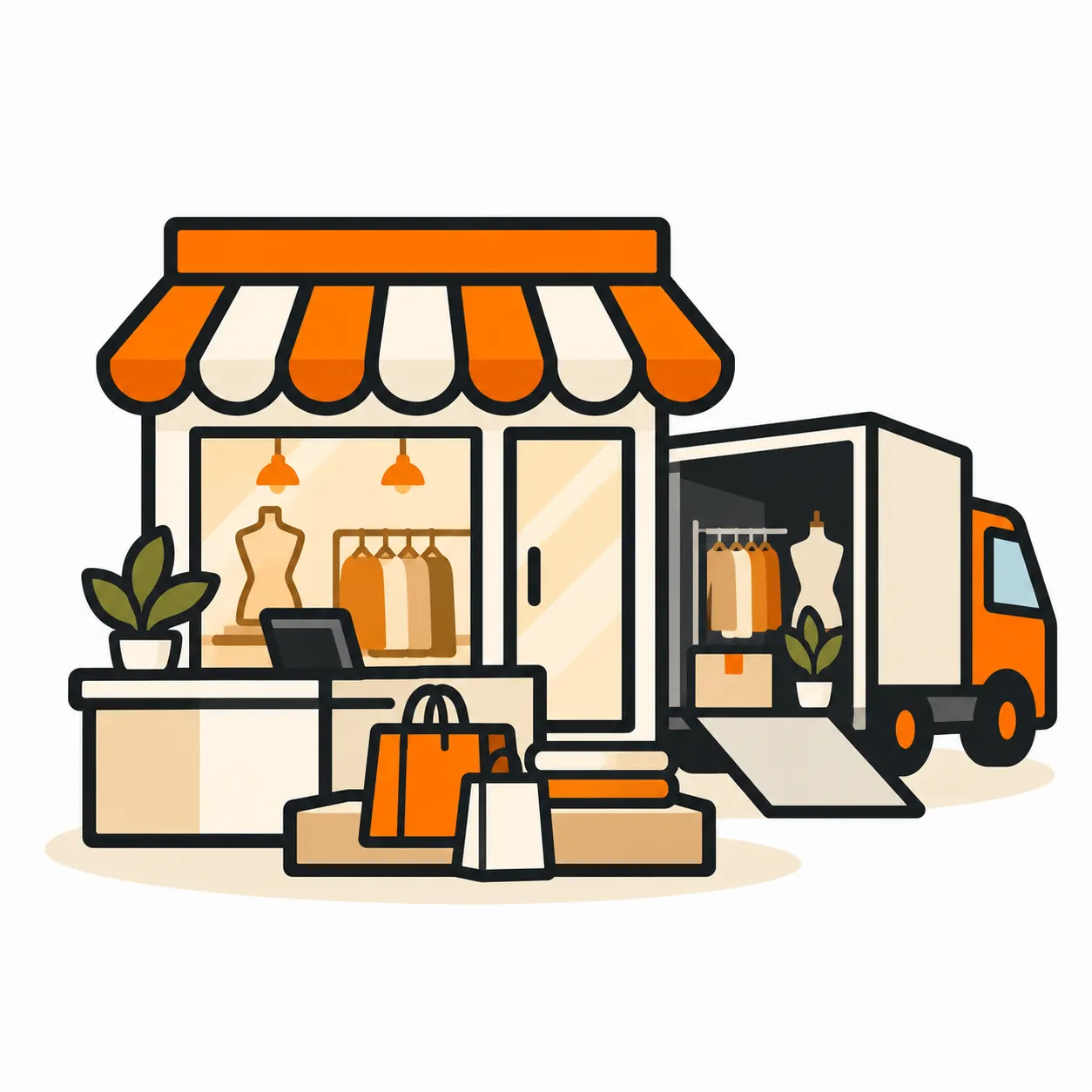 百貨店面搬遷